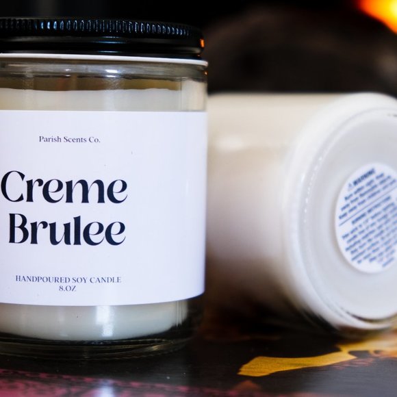 8oz Creme Brulee New Orleans Candle Parish Scents - Picture 4 of 5